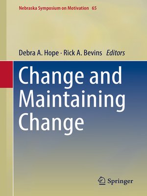 cover image of Change and Maintaining Change